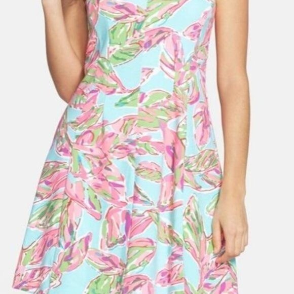 Lilly Pulitzer Briella Fit & Flare Dress Floral size Medium - Picture 2 of 7